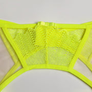 Sasha Lime Green Lace Set-No Stocking